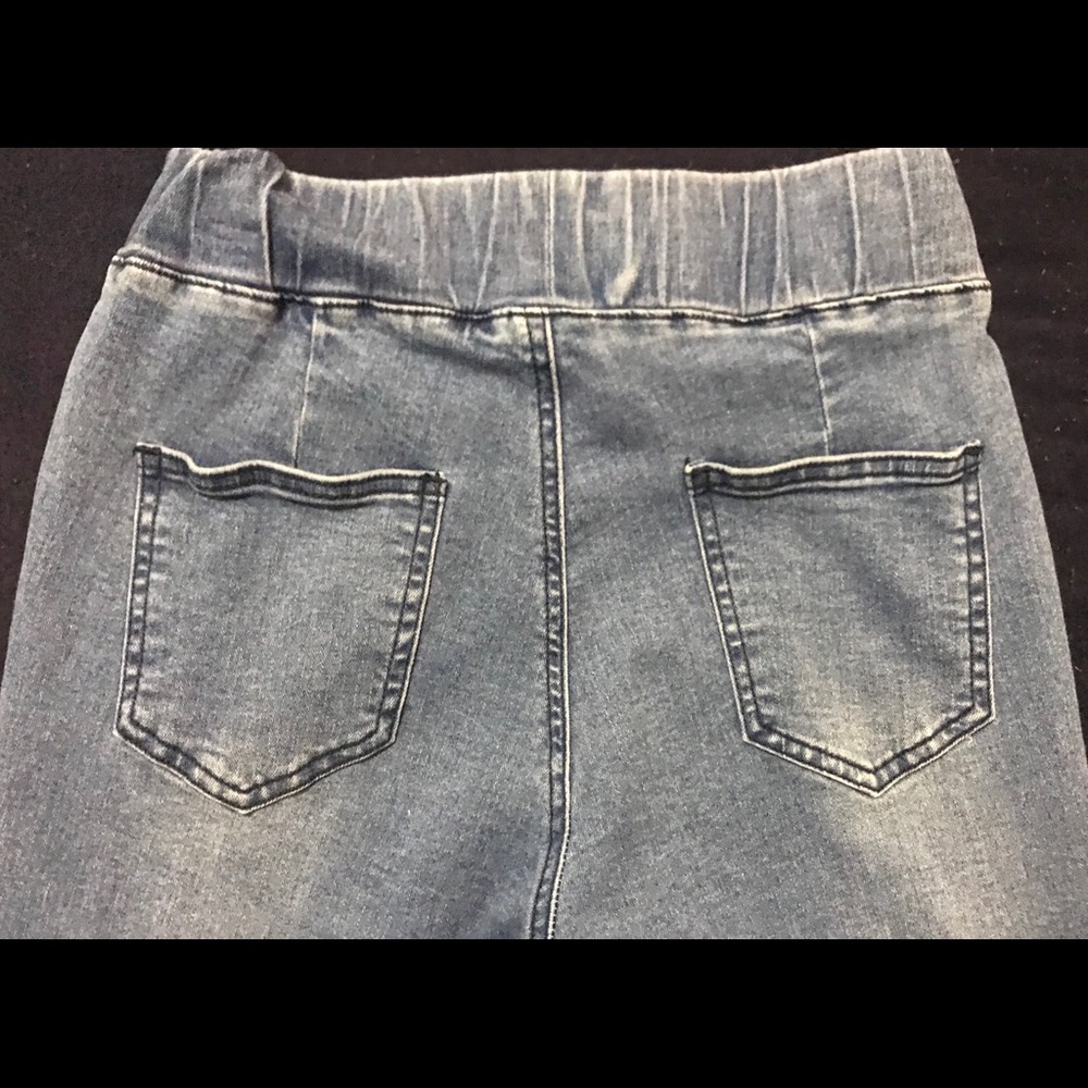 Last ONE- Distressed Bell Bottom Jeans - Picture 5 of 5